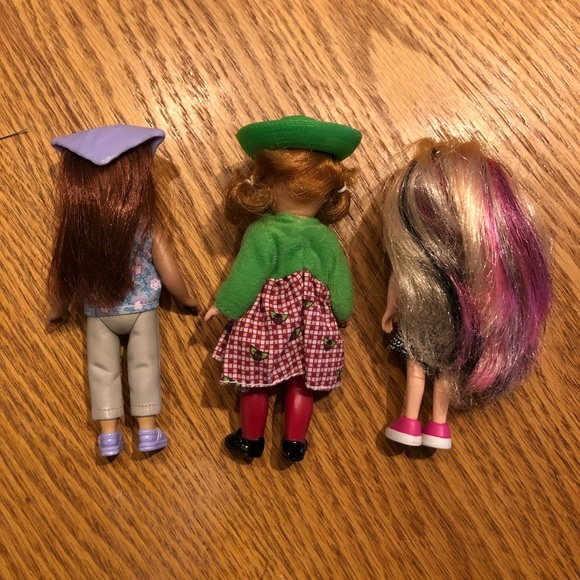 Lot of 3 little dolls - Picture 2 of 2